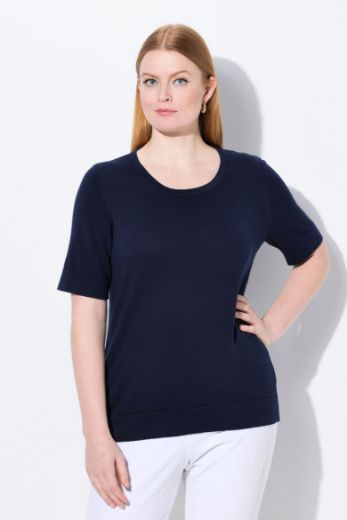 Plus size veliki brojevi Majica kratkih rukava okruglog ovratnika za punije