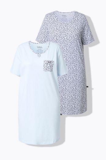 Plus size veliki brojevi Spavaćica s leopard uzorkom 2 komada za punije