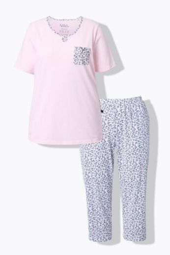 Plus size veliki brojevi Pidžama s leopard uzorkom za punije