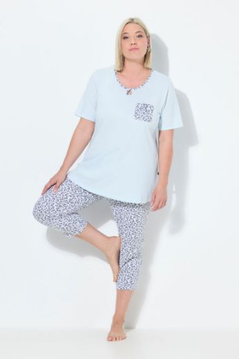 Plus size veliki brojevi Pidžama s leopard uzorkom za punije