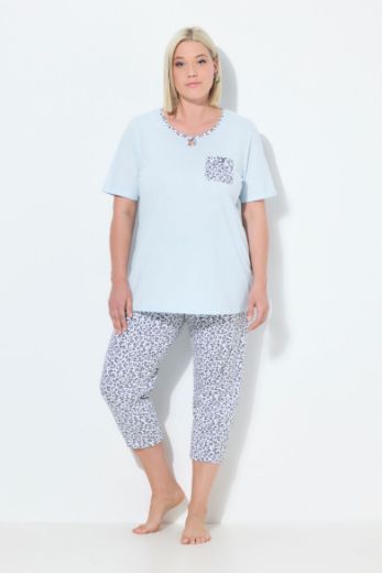 Plus size veliki brojevi Pidžama s leopard uzorkom za punije