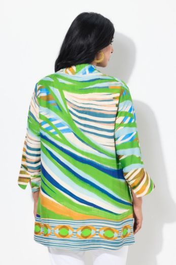 Plus size veliki brojevi Tunika 3/4 rukava A kroja za punije