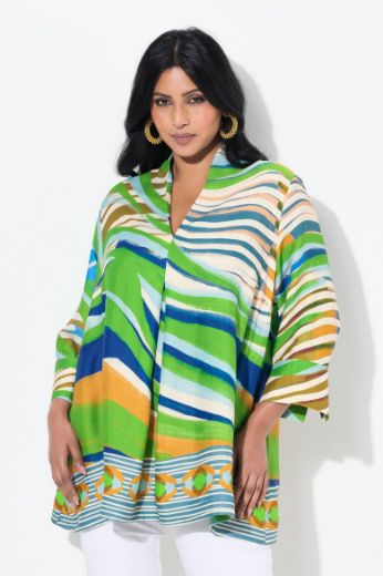 Plus size veliki brojevi Tunika 3/4 rukava A kroja za punije