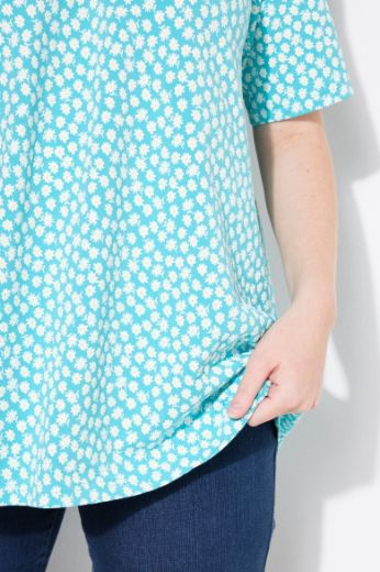 Plus size veliki brojevi Majica kratkih rukava V ovratnika za punije