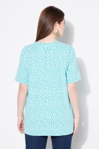 Plus size veliki brojevi Majica kratkih rukava V ovratnika za punije