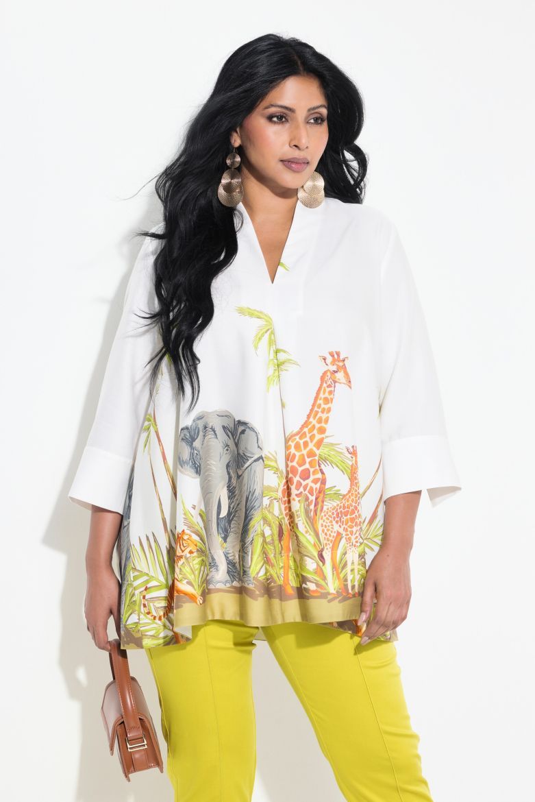 Plus size veliki brojevi Bluza 3/4 rukava za punije