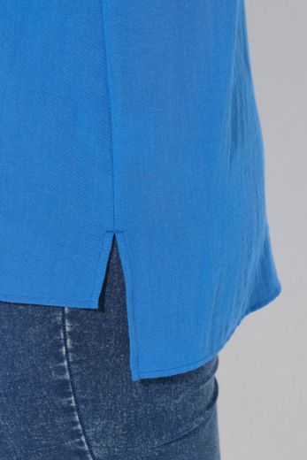 Plus size veliki brojevi Bluza polu rukava od mješavine lana za punije