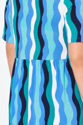 Plus size veliki brojevi Haljina midi A kroja za punije