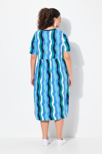 Plus size veliki brojevi Haljina midi A kroja za punije