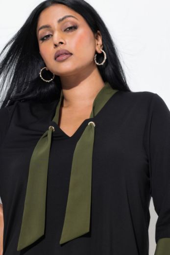 Plus size veliki brojevi Bluza 3/4 rukava A kroja za punije