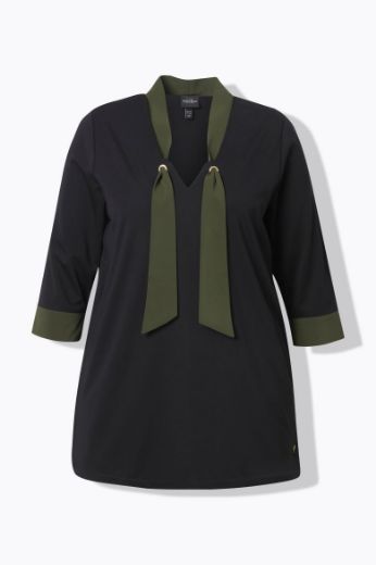 Plus size veliki brojevi Bluza 3/4 rukava A kroja za punije
