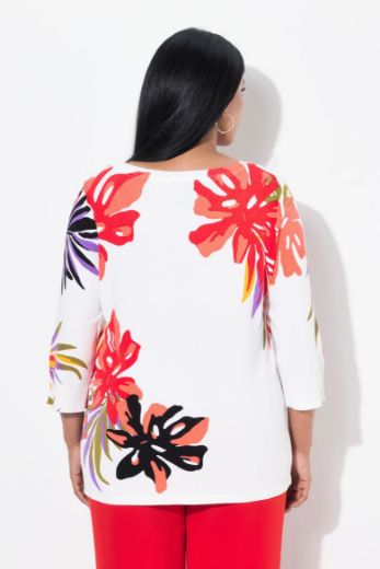Plus size veliki brojevi Pulover 3/4 rukava okruglog ovratnika za punije