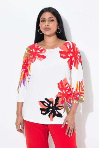 Plus size veliki brojevi Pulover 3/4 rukava okruglog ovratnika za punije