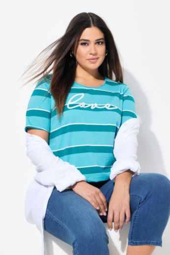 Plus size veliki brojevi Majica kratkih rukava okruglog ovratnika za punije