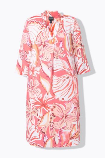 Plus size veliki brojevi Haljina midi 3/4 rukava za punije