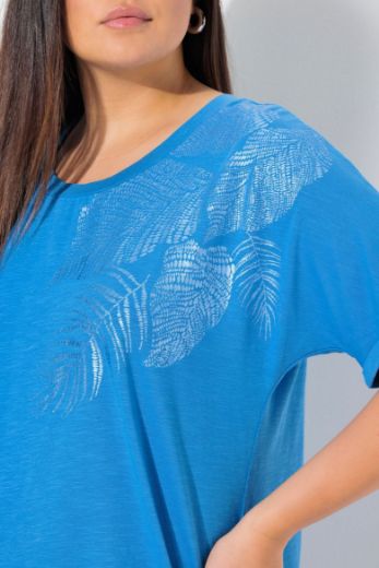 Plus size veliki brojevi Majica kratkih rukava okruglog ovratnika za punije
