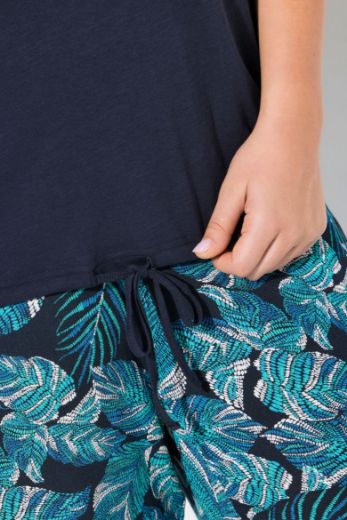 Plus size veliki brojevi Majica kratkih rukava V ovratnika za punije