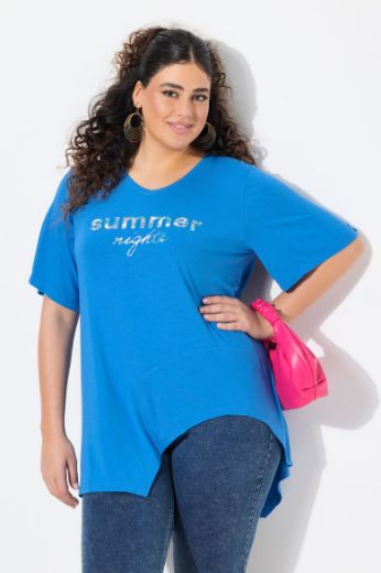 Plus size veliki brojevi Majica kratkih rukava dužeg kroja za punije