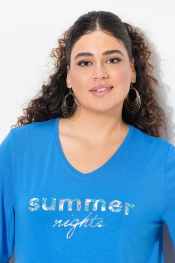 Plus size veliki brojevi Majica kratkih rukava dužeg kroja za punije