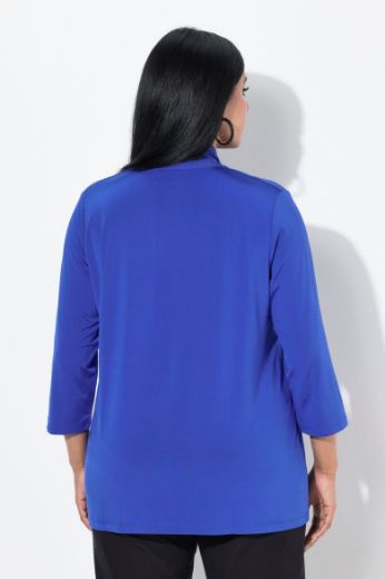 Plus size veliki brojevi Bluza 3/4 rukava A kroja za punije