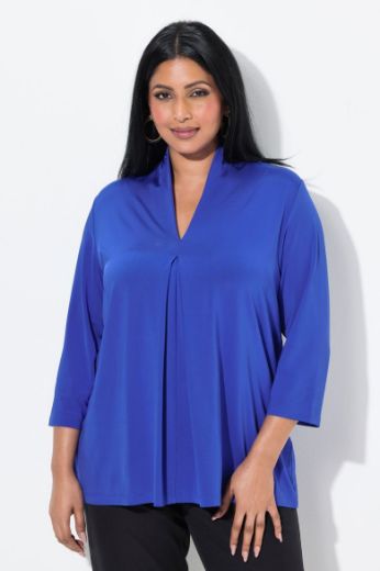 Plus size veliki brojevi Bluza 3/4 rukava A kroja za punije
