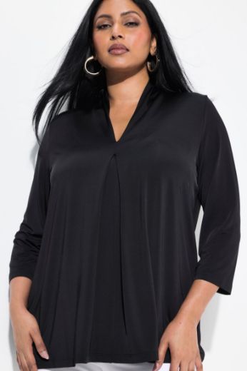 Plus size veliki brojevi Bluza 3/4 rukava A kroja za punije