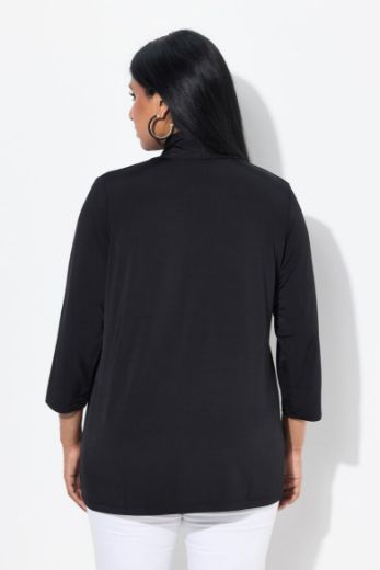 Plus size veliki brojevi Bluza 3/4 rukava A kroja za punije