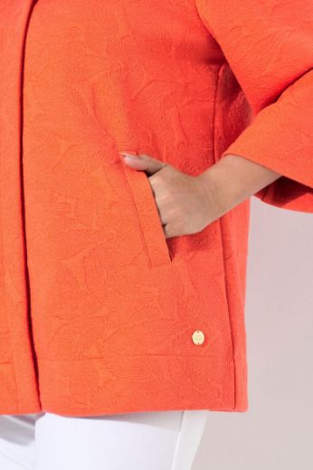 Plus size veliki brojevi Jakna od žerseja 3/4 rukava za punije