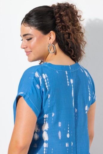 Plus size veliki brojevi Haljina midi kratkih rukava za punije