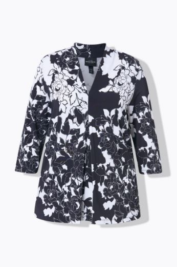 Plus size veliki brojevi Bluza 3/4 rukava A kroja za punije