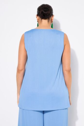 Plus size veliki brojevi Majica bez rukava A kroja za punije