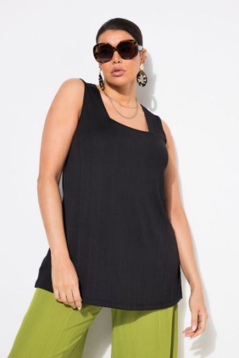 Plus size veliki brojevi Majica bez rukava A kroja za punije