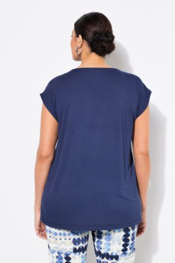 Plus size veliki brojevi Majica kratkih rukava okruglog ovratnika za punije