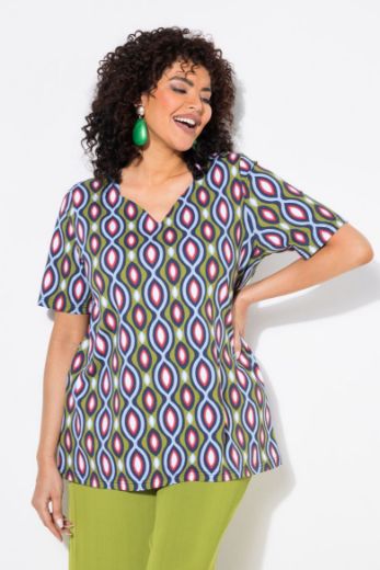 Plus size veliki brojevi Majica kratkih rukava A kroja za punije