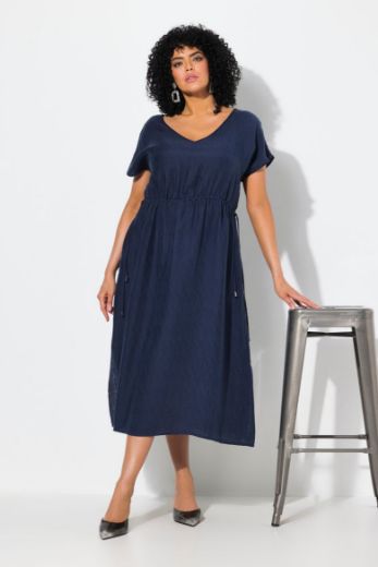 Plus size veliki brojevi Haljina maxi kratkih rukava za punije