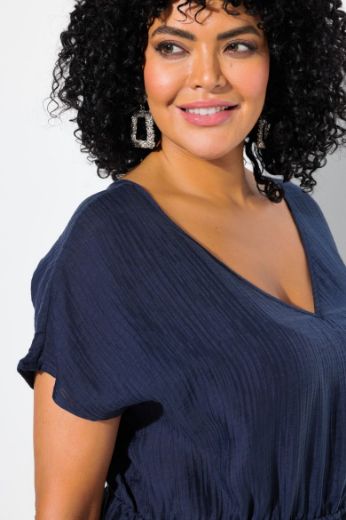 Plus size veliki brojevi Haljina maxi kratkih rukava za punije