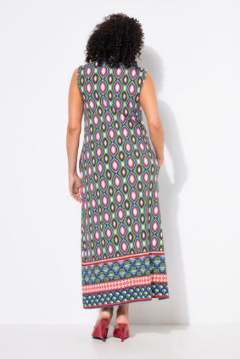 Plus size veliki brojevi Haljina maxi bez rukava A kroja za punije