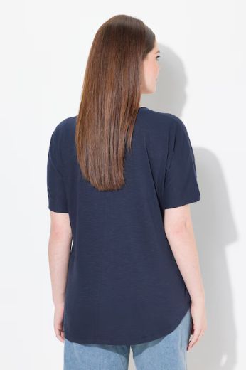 Plus size veliki brojevi Majica kratkih rukava okruglog ovratnika za punije