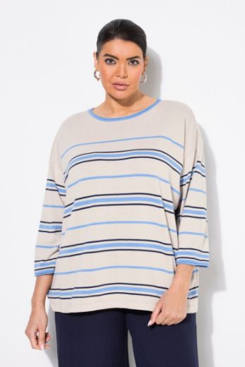 Plus size veliki brojevi Pulover 3/4 rukava okruglog ovratnika za punije