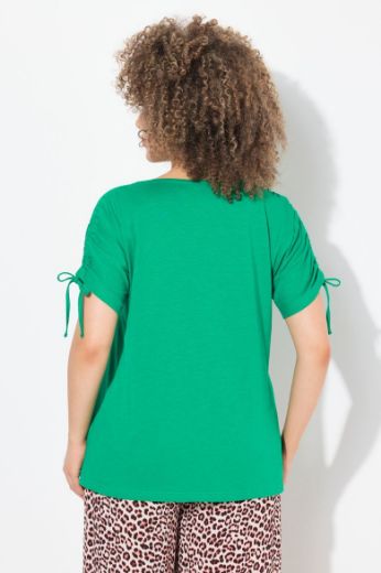 Plus size veliki brojevi Majica kratkih rukava okruglog ovratnika za punije