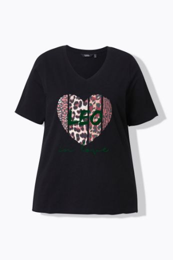 Plus size veliki brojevi Majica kratkih rukava V ovratnika za punije