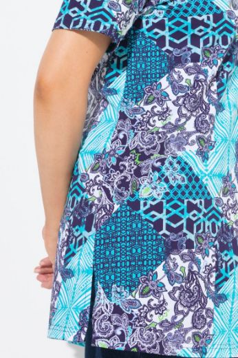 Plus size veliki brojevi Majica kratkih rukava dužeg A kroja za punije