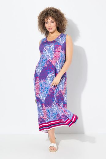 Plus size veliki brojevi Haljina maxi bez rukava za punije