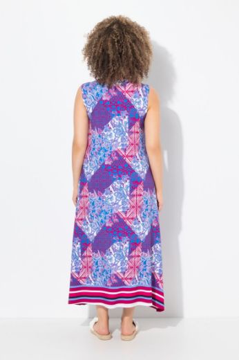 Plus size veliki brojevi Haljina maxi bez rukava za punije