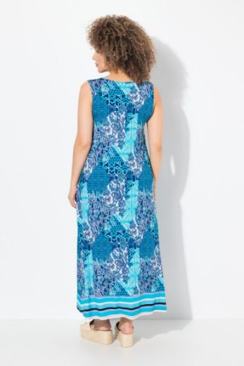 Plus size veliki brojevi Haljina maxi bez rukava za punije