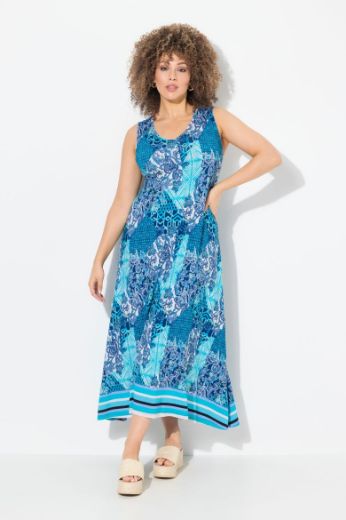 Plus size veliki brojevi Haljina maxi bez rukava za punije