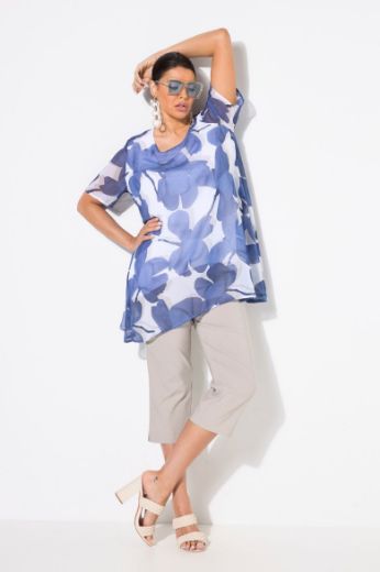 Plus size veliki brojevi Bluza kratkih rukava A kroja za punije