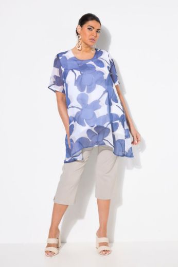 Plus size veliki brojevi Bluza kratkih rukava A kroja za punije