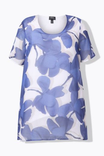 Plus size veliki brojevi Bluza kratkih rukava A kroja za punije