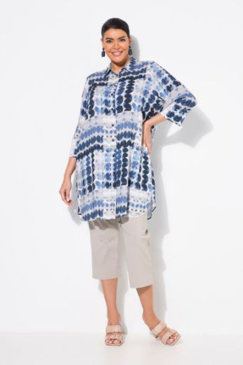 Plus size veliki brojevi Bluza 3/4 rukava dužeg A kroja za punije